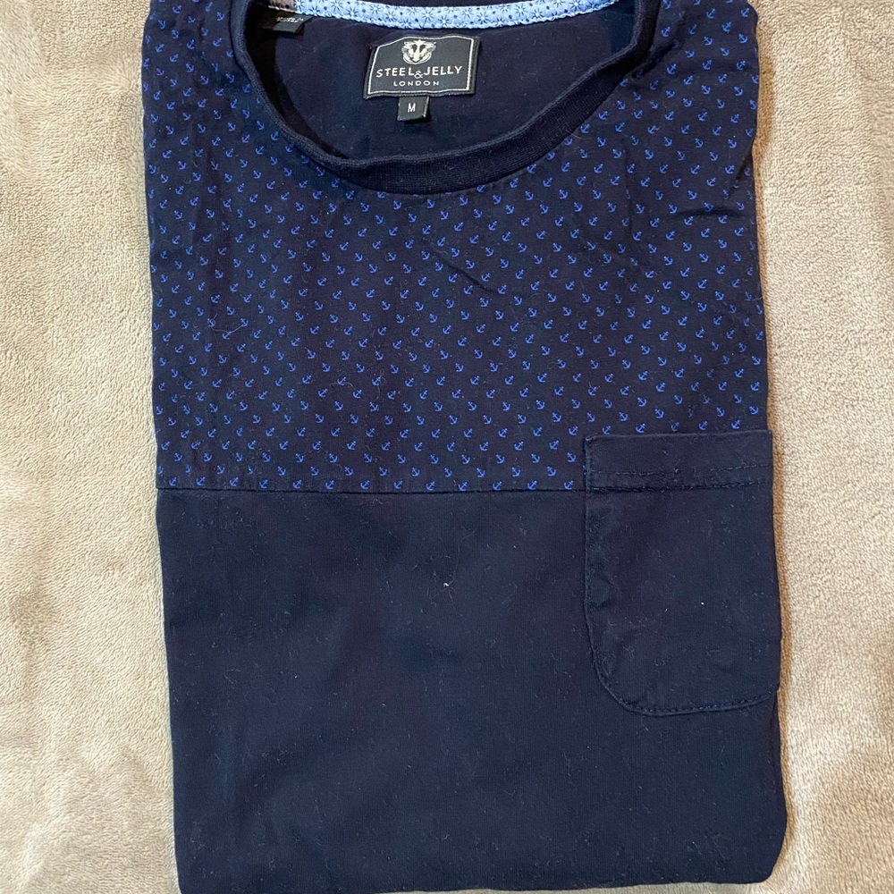 Steel & Jelly anchor pocket t-shirt